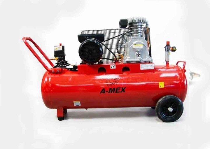 A-MEX 100 - 100 Litre 2HP Hava Kompresörü Model 1 - Görsel 2