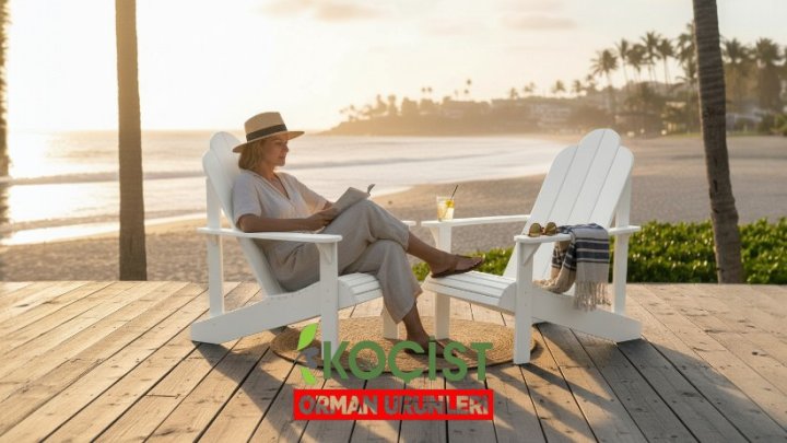 Adirondack Beyaz Büyük Model 1 - Görsel 11
