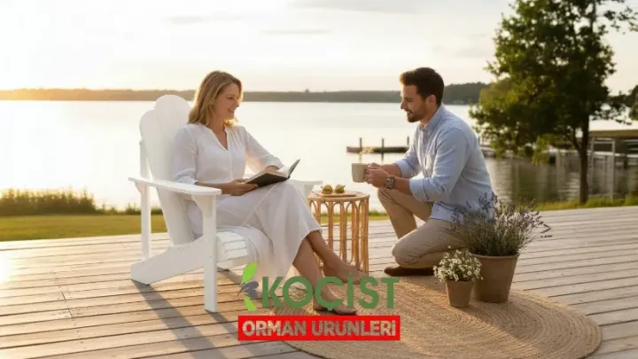 Adirondack Beyaz Büyük Model 1 - Görsel 14
