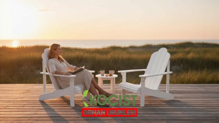 Adirondack Beyaz Büyük Model 1 - Görsel 15