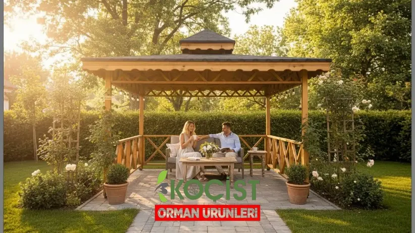 Ahşap Çardak 300X300AK Model 1 - Görsel 2