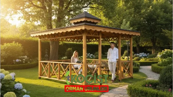 Ahşap Çardak 300X300AK Model 1 - Görsel 1