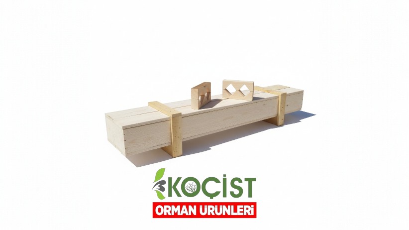 Ahşap Mil Sandığı | ISPM-15 Sertifikalı Uzun Parça Taşıma Sandığı Model 1 - Görsel 1