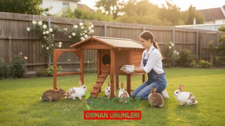 Ahşap Tavşan Kümesi Model 1 - Görsel 7