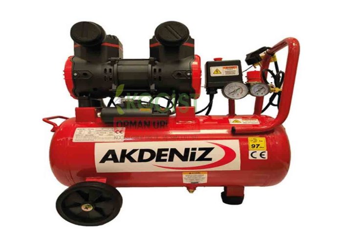AKDENİZ AKD JN11A - 24 Litre Yağsız Sessiz Kompresör Model 1 - Görsel 1
