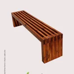 4 Kişilik Teak Ahşap Bahçe Bankı Premium Dış Mekan Oturma Bankı