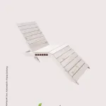 Ahşap Şezlong – Küçük Boy -BEYAZ, 4. görünüm