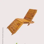 Ahşap Şezlong – Küçük Boy-TEAK, 5. görünüm