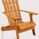 Adirondack Katlanır Bahçe Sandalyesi Teak Ahşap, 6. görünüm