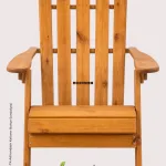 Adirondack Katlanır Bahçe Sandalyesi Teak Ahşap, 4. görünüm