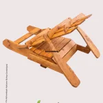Adirondack Katlanır Bahçe Sandalyesi Teak Ahşap, 3. görünüm