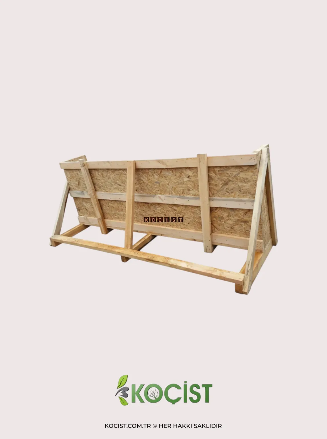 Cam Sandığı (Ahşap Cam Taşıma ve İhracat Sandığı), kapalı model