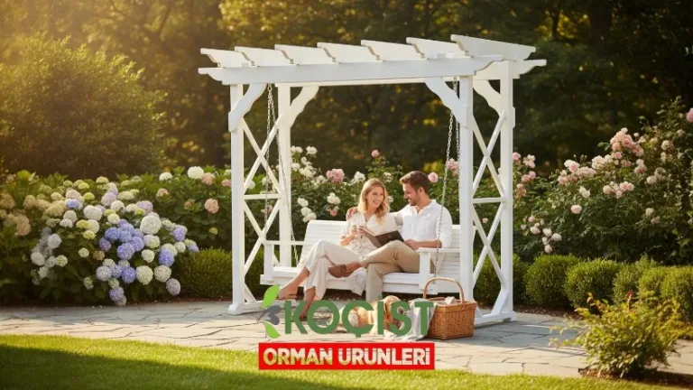 Ahşap Salıncak Desenli – ön görünüm | Koçist