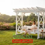 Ahşap Salıncak Desenli – yan görünüm | Koçist