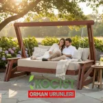 Ahşap Salıncak Yataklı Desenli – detay görünüm (5) | Koçist